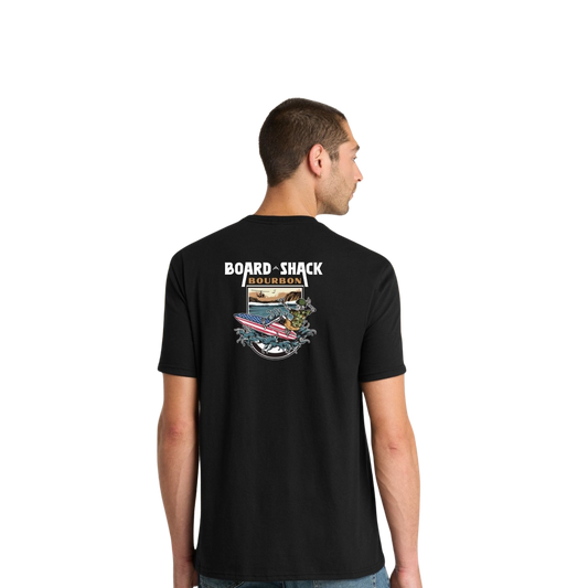 Mens Black Crew Neck Tee