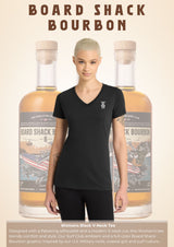 Womens Black V-Neck Tee thumbnail 1