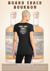Womens Black V-Neck Tee thumbnail 2
