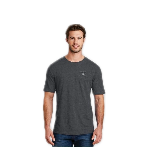Mens Heathered Charcoal Tactical Spirits Crew Neck Tee