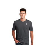 Mens Heathered Charcoal Crew Neck Tee thumbnail 4