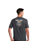 Mens Heathered Charcoal Crew Neck Tee thumbnail 5