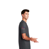Mens Heathered Charcoal Crew Neck Tee thumbnail 6