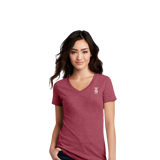 Womens Heathered Charcoal Red Shirt thumbnail 4