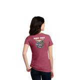 Womens Heathered Charcoal Red Shirt thumbnail 5